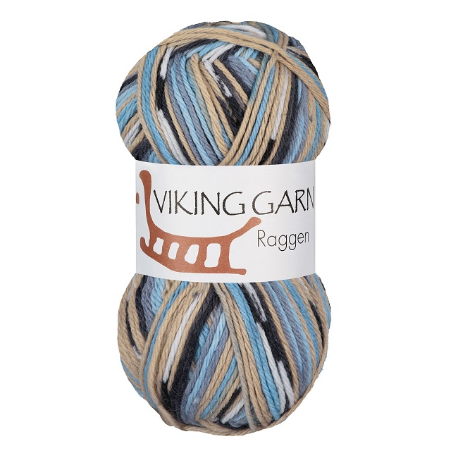 Viking: Raggen, 722, Multi beige/lys blå