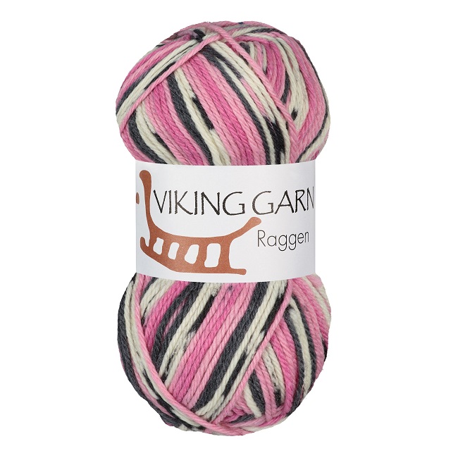 Viking: Raggen, 763, Multi rosa/mørk grå