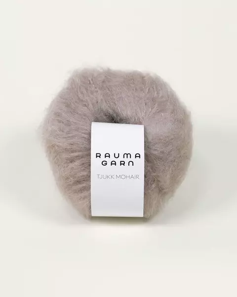 Rauma: Tjukk Mohair, 030, Gråpus
