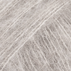 Drops: Brushed Alpaca Silk, 02, Lys Grå