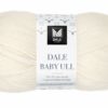 Dale: Baby Ull, 0020, Ubleket hvit