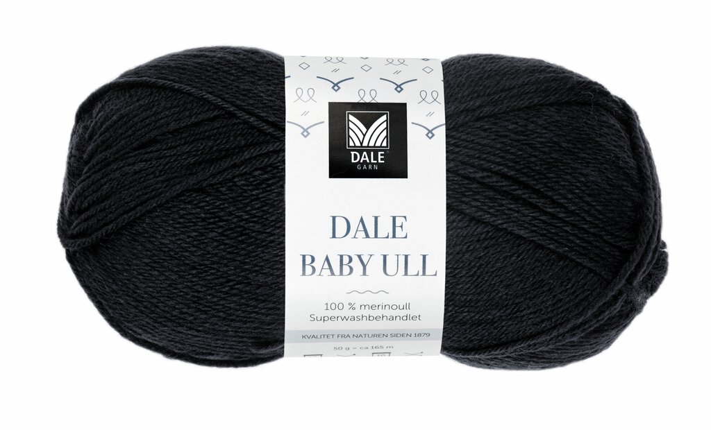 Dale: Baby Ull, 0090, Svart