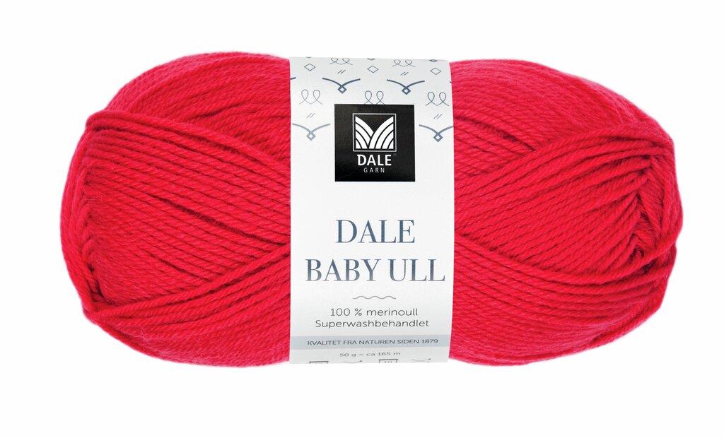 Dale: Baby Ull, 4018, Rød