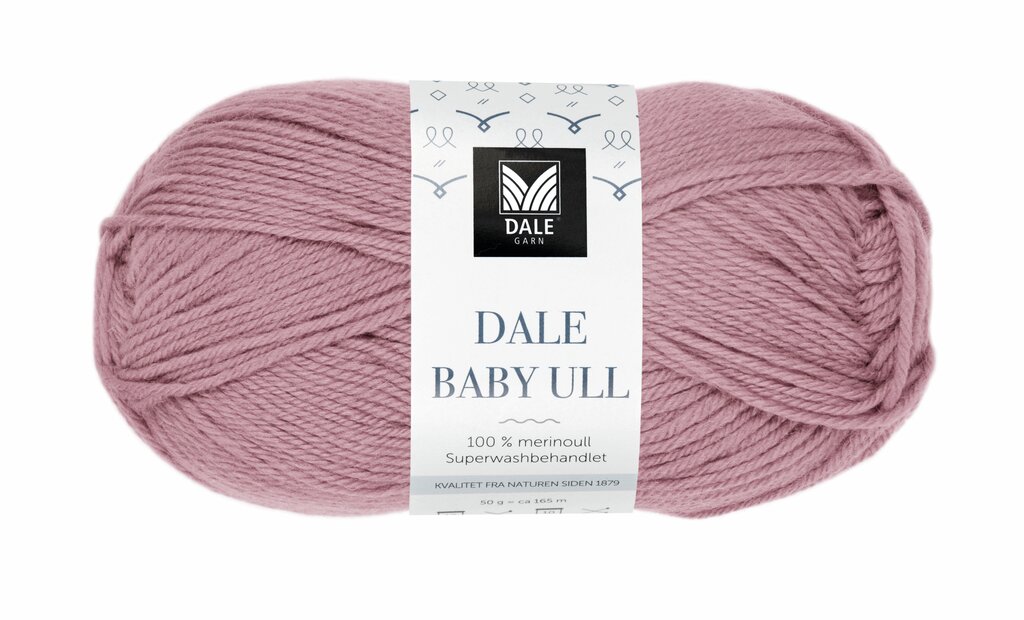 Dale: Baby Ull, 8502, Dus gammelrosa