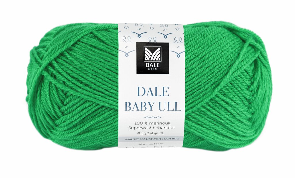 Dale: Baby Ull, 8536, Skarp grønn