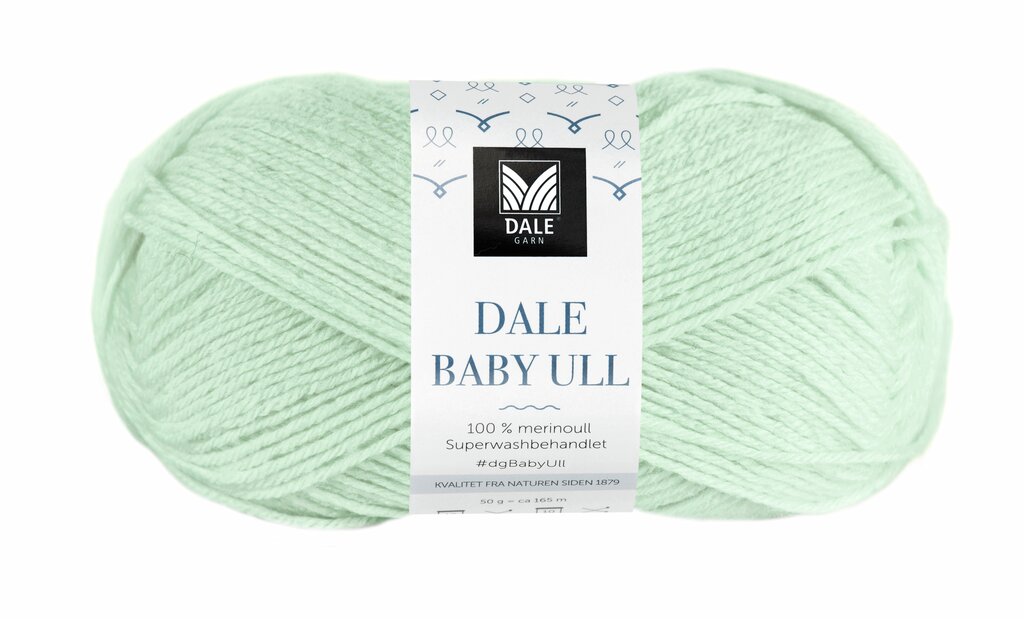 Dale: Baby Ull, 8537, Mintgrønn