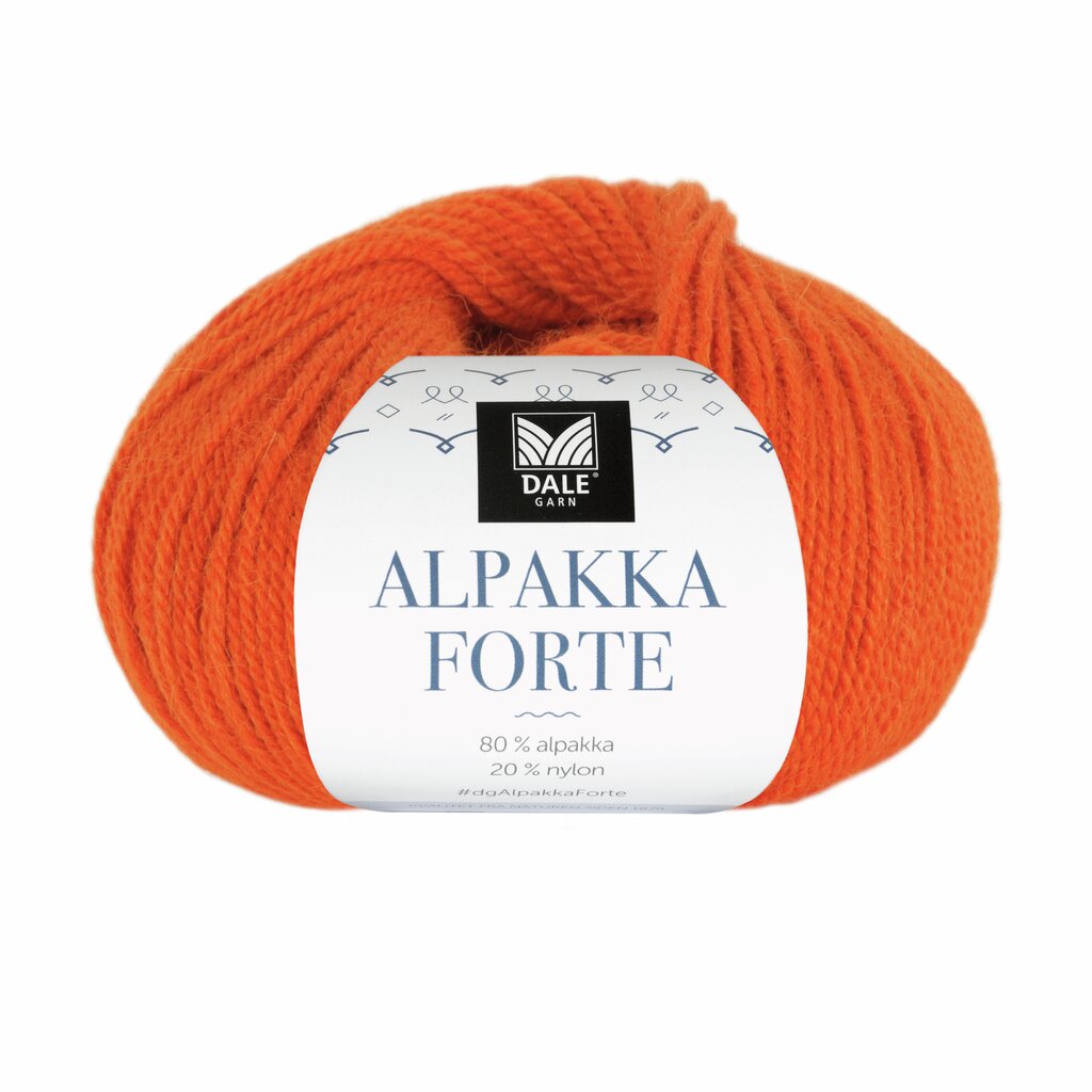 Dale: Alpakka Forte, 740, Oransje
