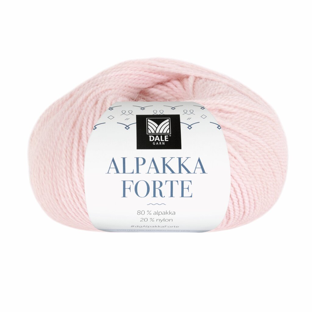 Dale: Alpakka Forte, 743, Lys rosa