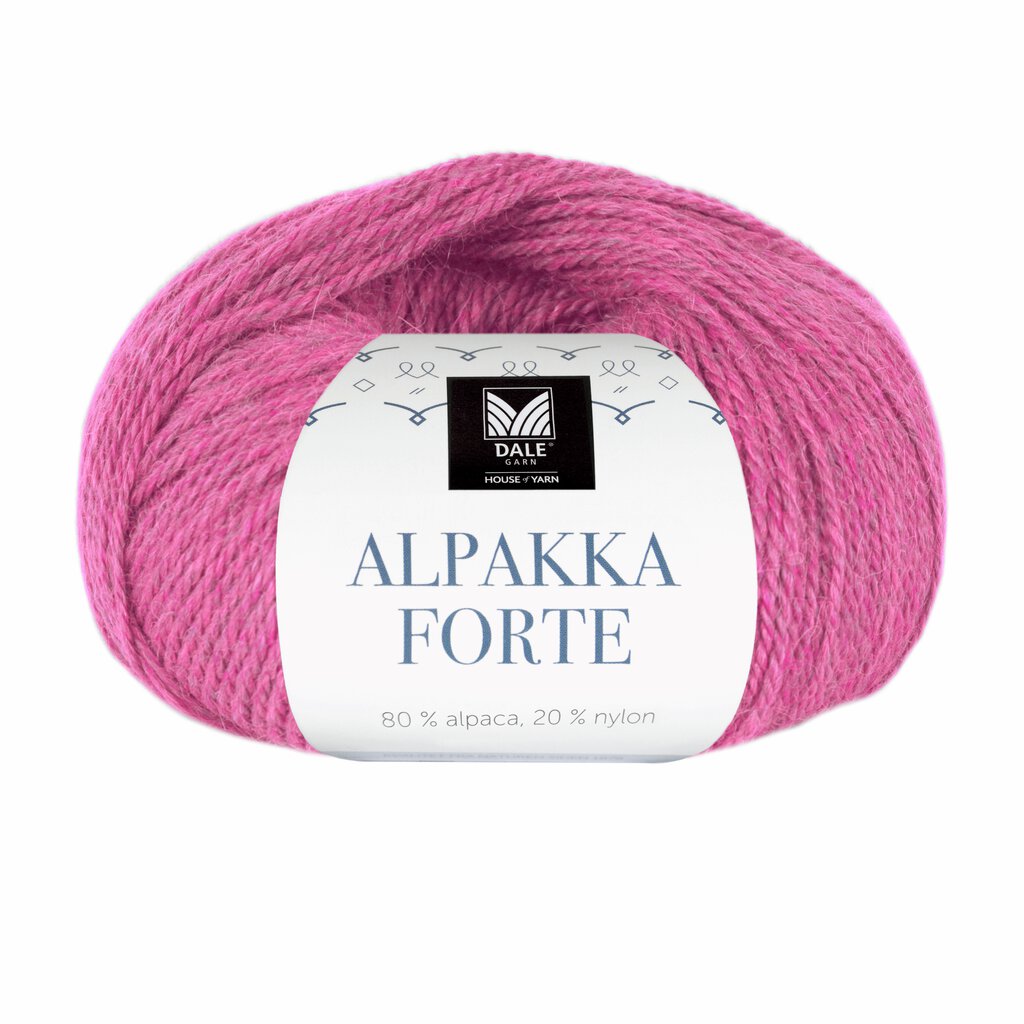 Dale: Alpakka Forte, 748, Fuksia