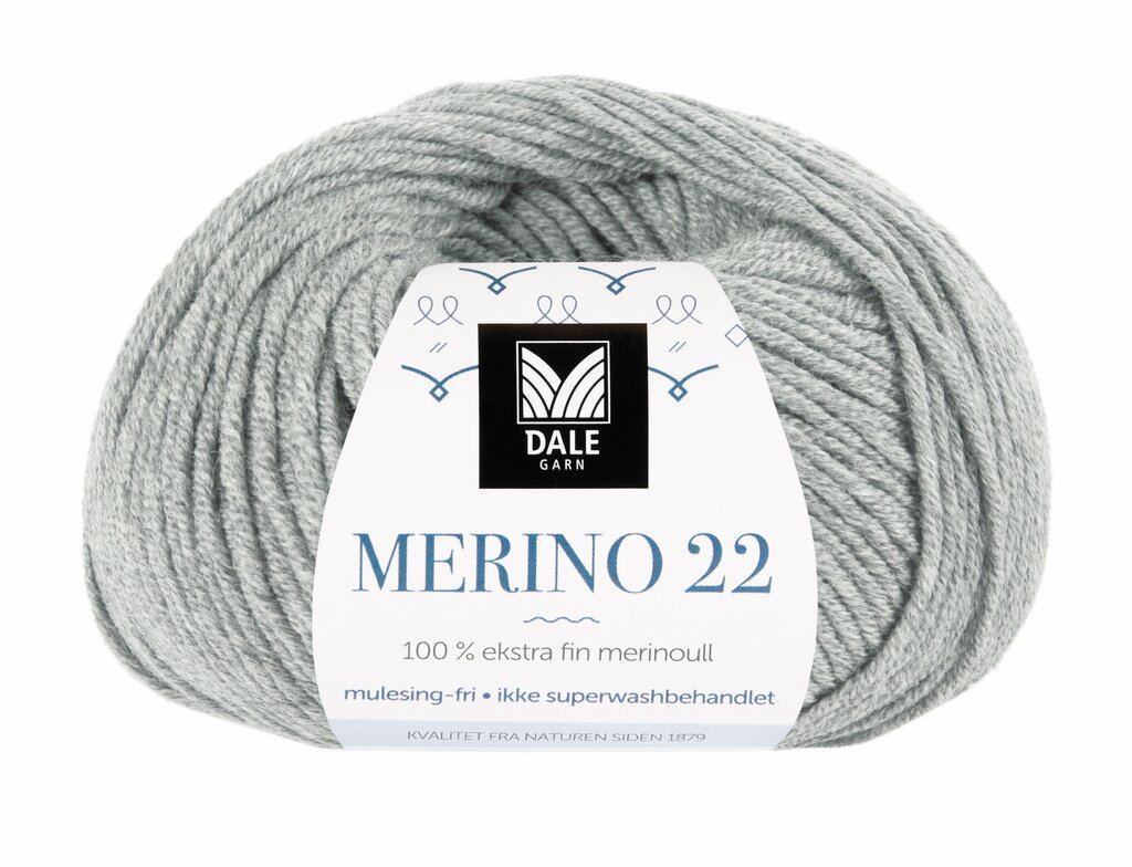 Dale: Merino 22, 2003, Lys grå melert
