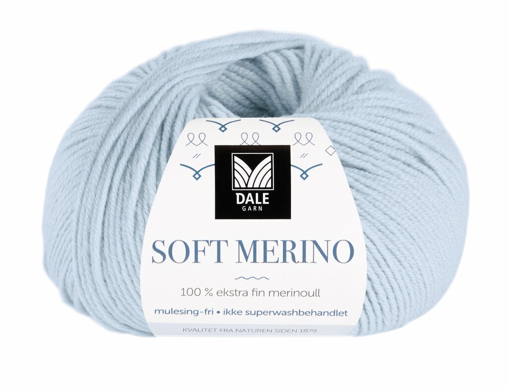 Dale: Soft Merino, 3011, Lys blå