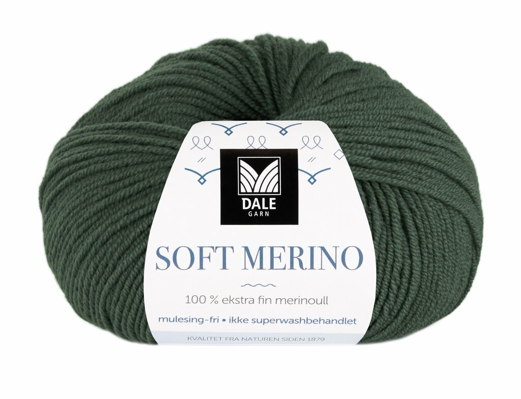 Dale: Soft Merino, 3020, Flaskegrønn