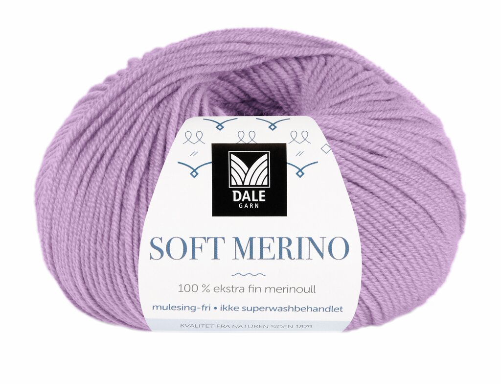 Dale: Soft Merino, 3026, Lys lavendel