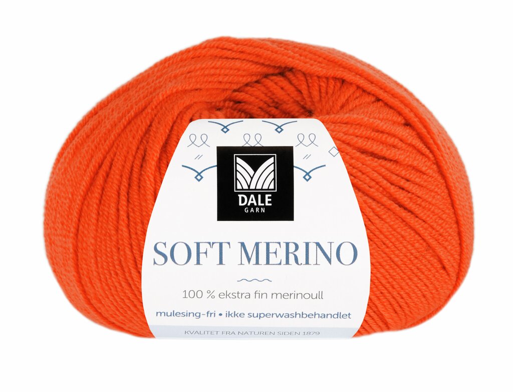 Dale: Soft Merino, 3033, Oransje