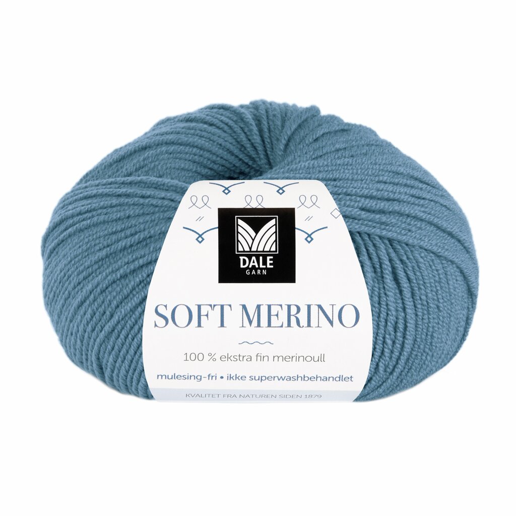 Dale: Soft Merino, 3036, Lys denim