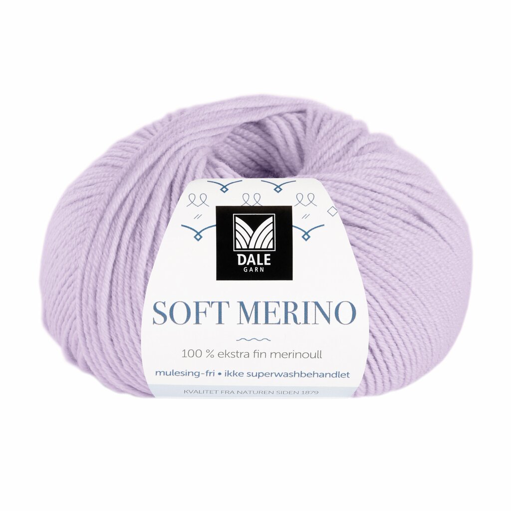 Dale: Soft Merino, 3039, Lys lilac