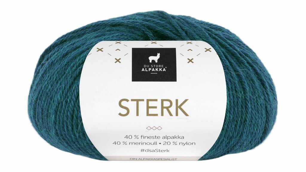 DSA: Sterk, 887, Blågrønn melert