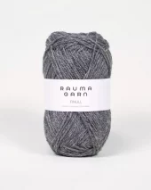 Rauma: Finull, 405, Mørk grå Melert