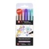 Sakura KOI Coloring Brush Pen - Pastell Sett 6 farger