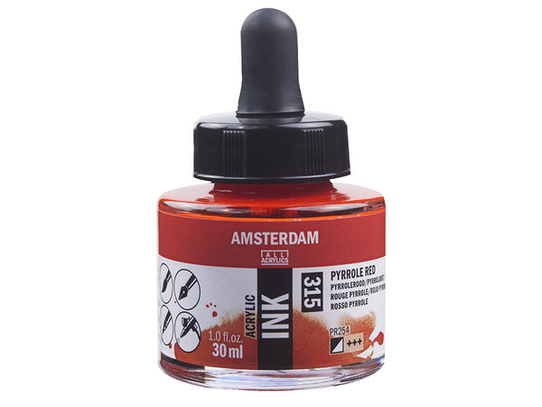 Amsterdam Ink 30ml - 315 Pyrrole Red