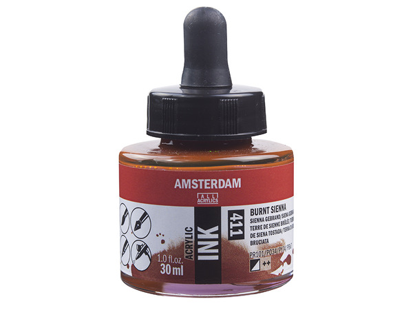 Amsterdam Ink 30ml - 411 Burnt sienna