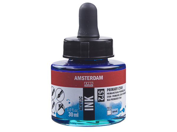 Amsterdam Ink 30ml - 572 Primary Cyan