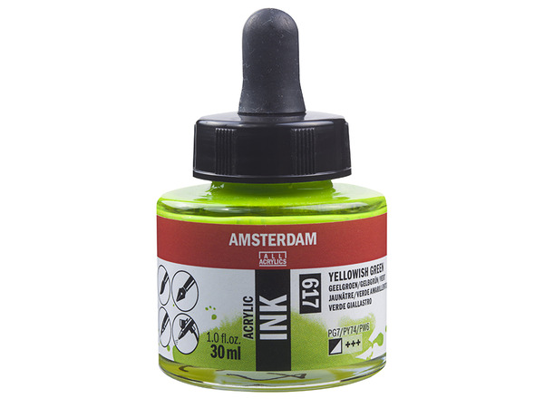 Amsterdam Ink 30ml - 617 Yellowish Green