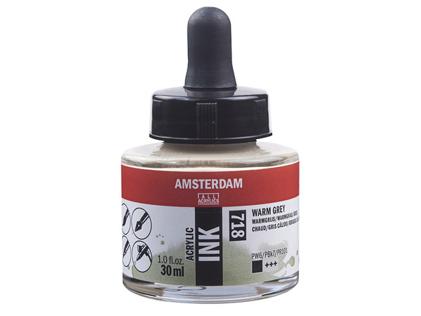 Amsterdam Ink 30ml - 718 Warm Grey