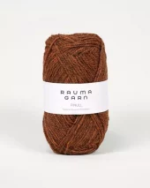 Rauma: Finull, 4121, Mørk oransje mørkmelert
