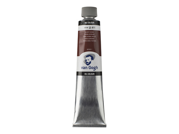 Van Gogh Olje 200ml - 411 Burnt sienna