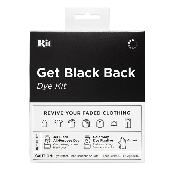 Rit: Sett, Get Black Back Dye Kit