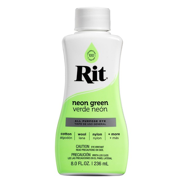 Rit: Liquid Dye, 236ml, Neon Green