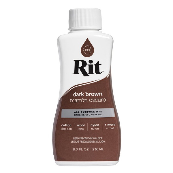 Rit: Liquid Dye, 236ml, Dark Brown