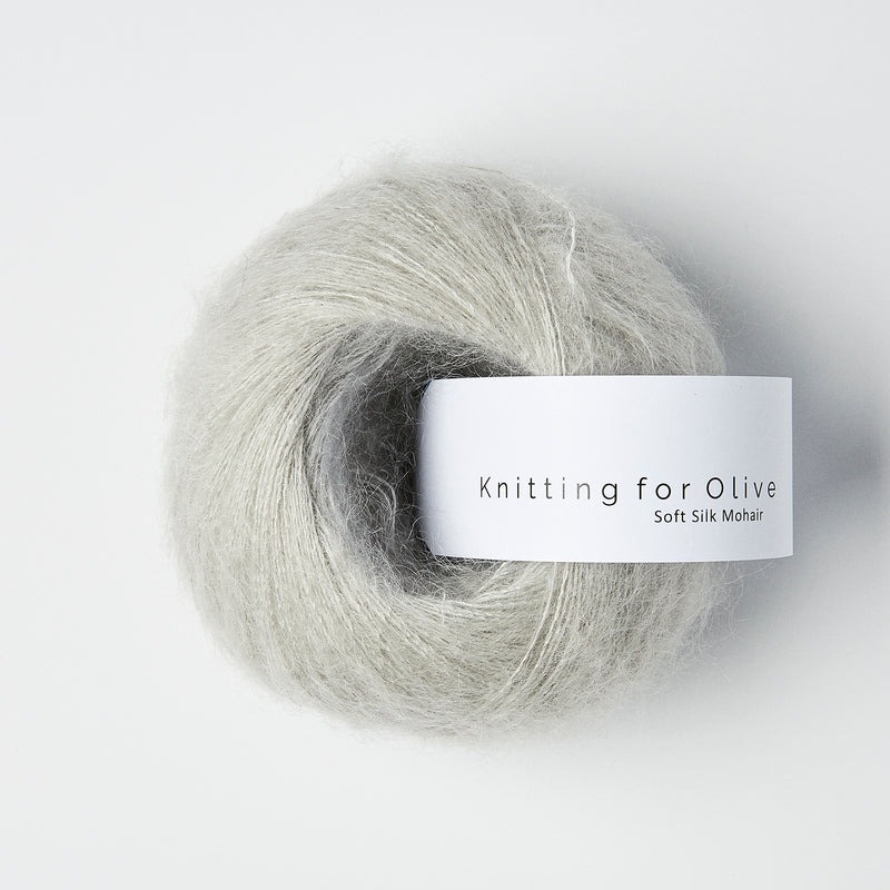 KFO: Soft Silk Mohair, Perlegrå