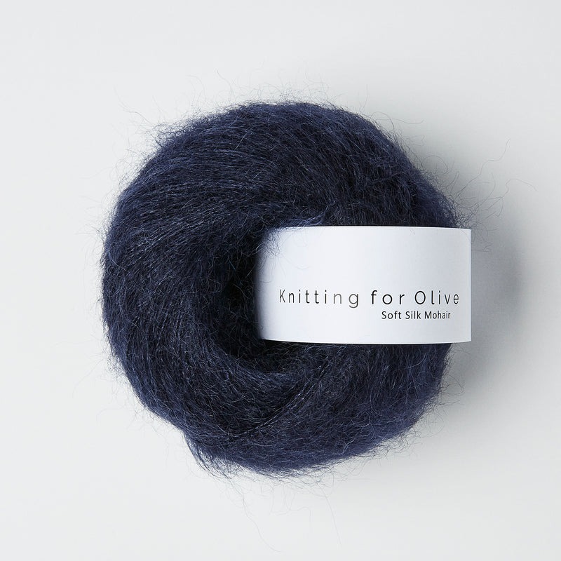 KFO: Soft Silk Mohair, Marineblå