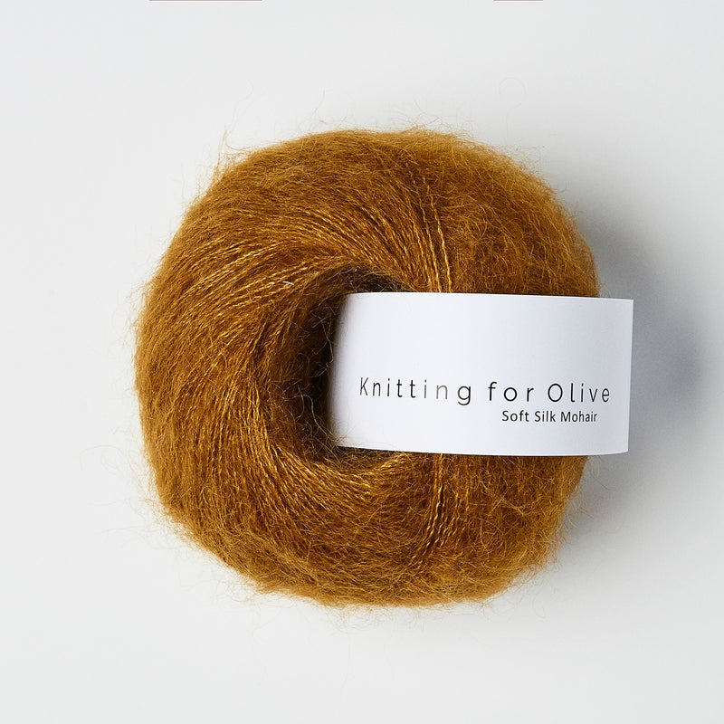 KFO: Soft Silk Mohair, Okkerbrun