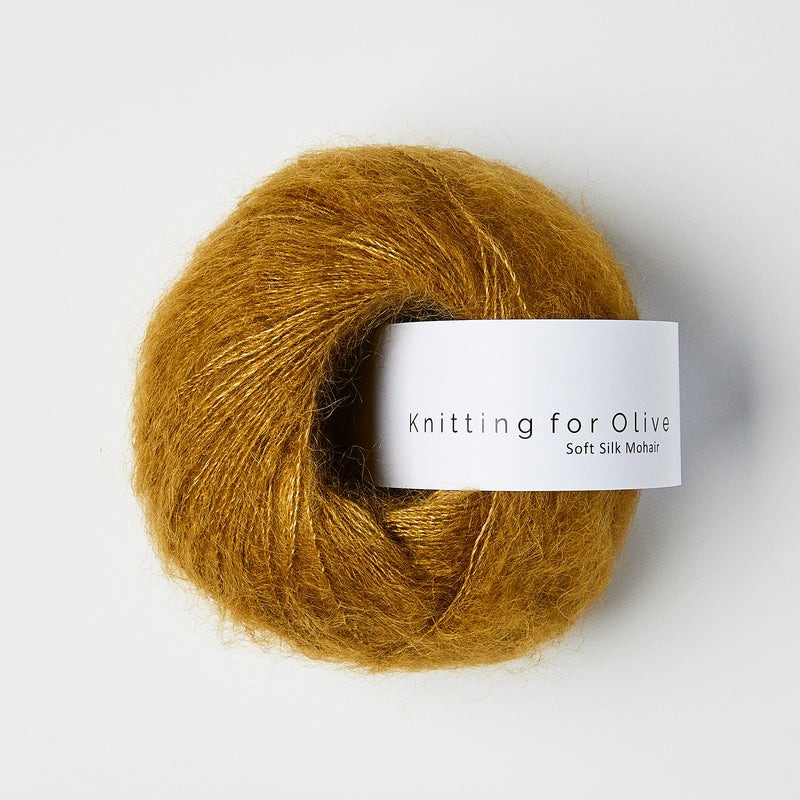 KFO: Soft Silk Mohair, Mørk Sennep