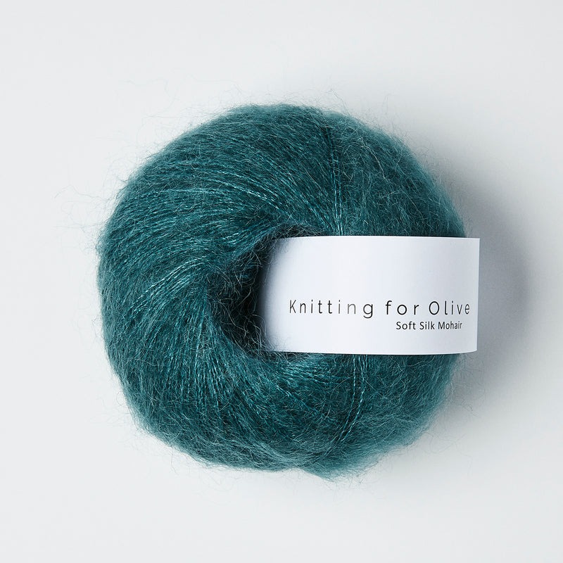 KFO: Soft Silk Mohair, Petroleumsgrøn