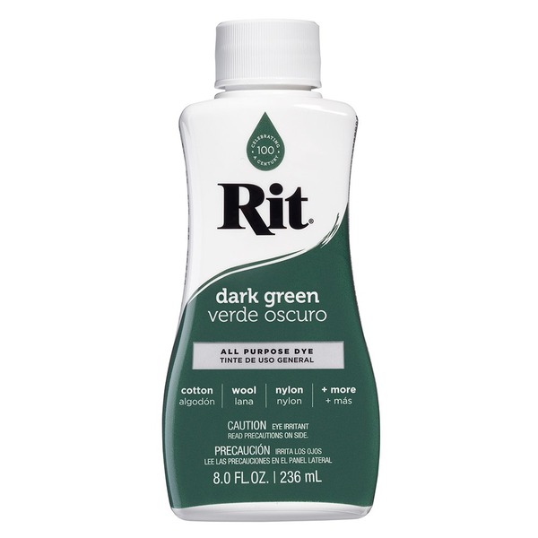 Rit: Liquid Dye, 236ml, Dark Green