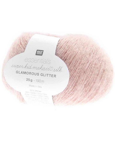 Rico: Superkid Mohair Silk, Glamourous Glitter, 003, Apricot