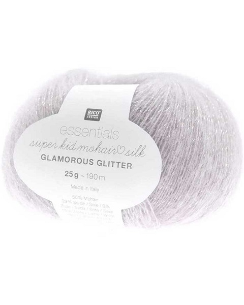 Rico: Superkid Mohair Silk, Glamourous Glitter, 004, Lilac