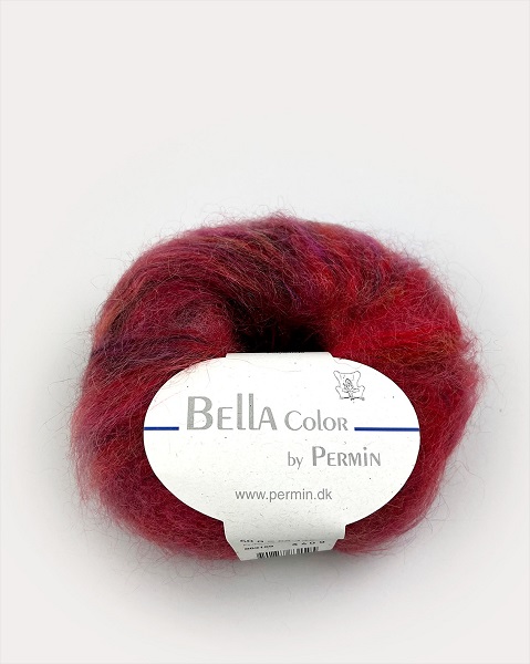 Permin: Bella Color, 59, Rød/Bord.