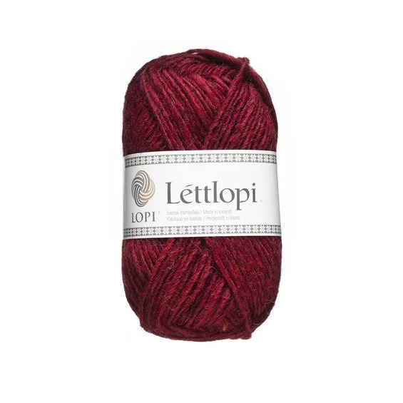 Istex: Lettlopi, 1409, Garnet red heather