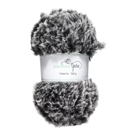 PY: Fake Fur, 323199, Grå Melert