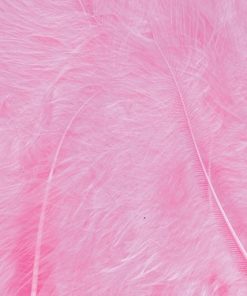 Fjær 15 stk Rosa