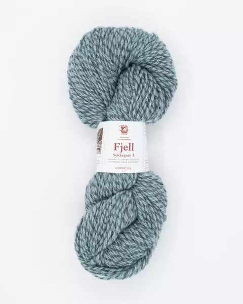 Hillesvåg: Fjell, 547, lys grønnturkis/grå molinert
