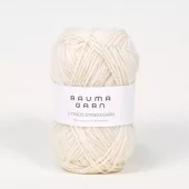 Rauma: 3-tr. Strikkegarn, 101, Natur