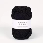 Rauma: 3-tr. Strikkegarn, 110, Sauesvart
