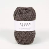 Rauma: 3-tr. Strikkegarn, 111, Brun melert