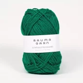Rauma: 3-tr. Strikkegarn, 130, Mørk grønn
